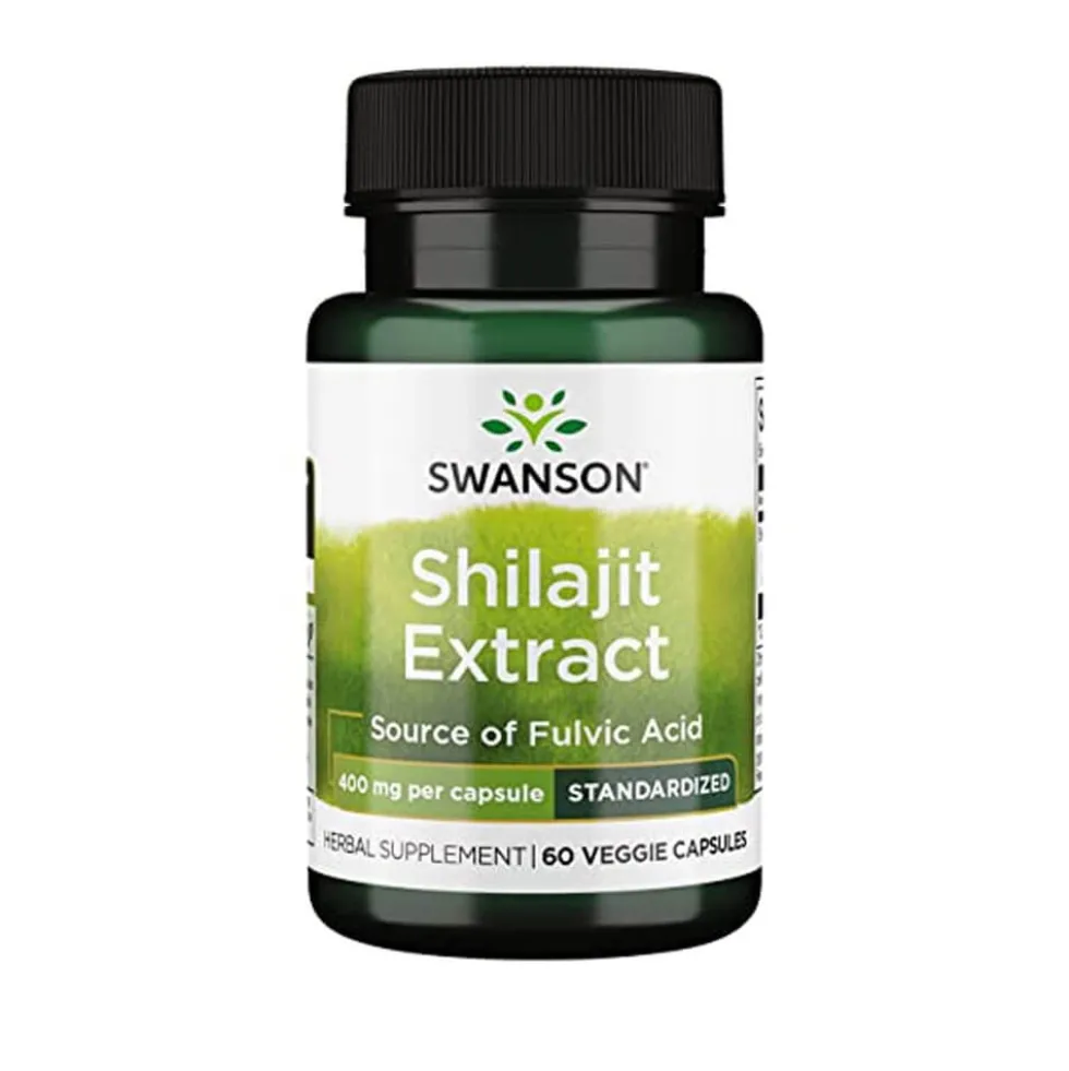 Swanson Shilajit Extract, 400 mg, 60 caps