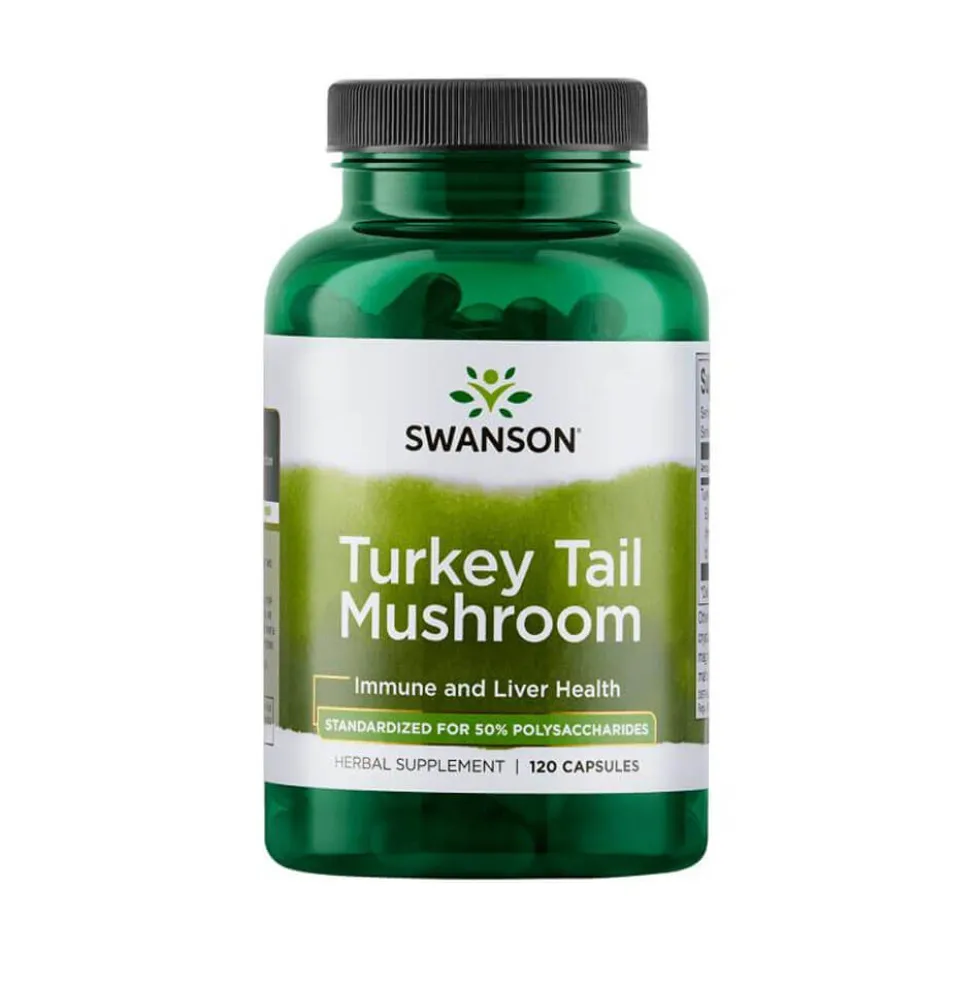 Swanson Turkey Tail Mushroom, 120 caps