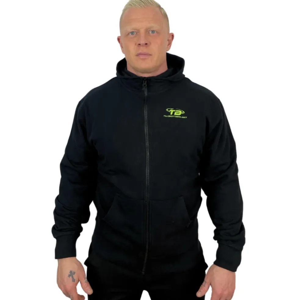 Tillskottsbolaget Zip Hoodie, black
