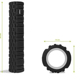 Virtufit Foam Roller 62 cm, black