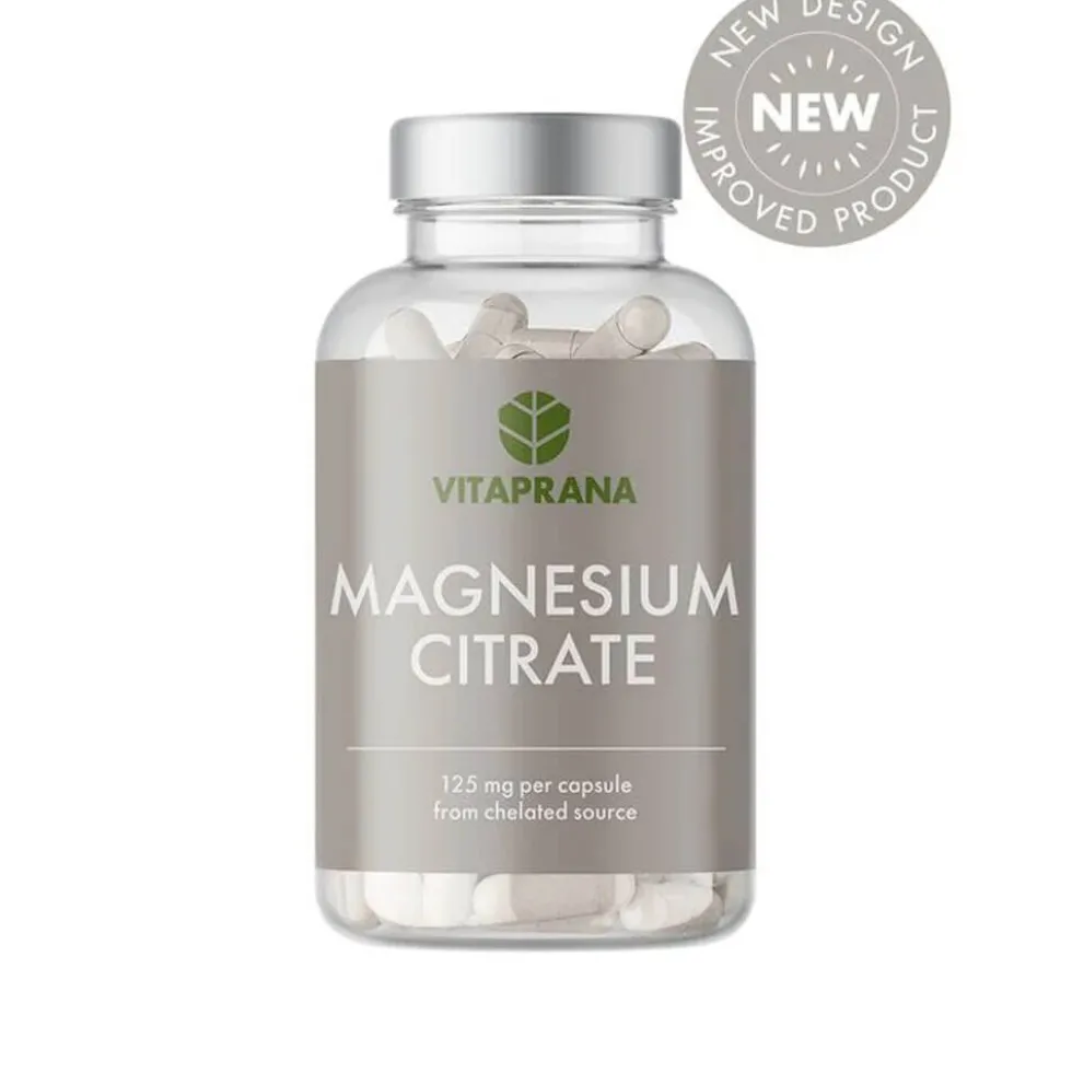 Vitaprana Magnesium Citrate, 125 mg, 100 caps