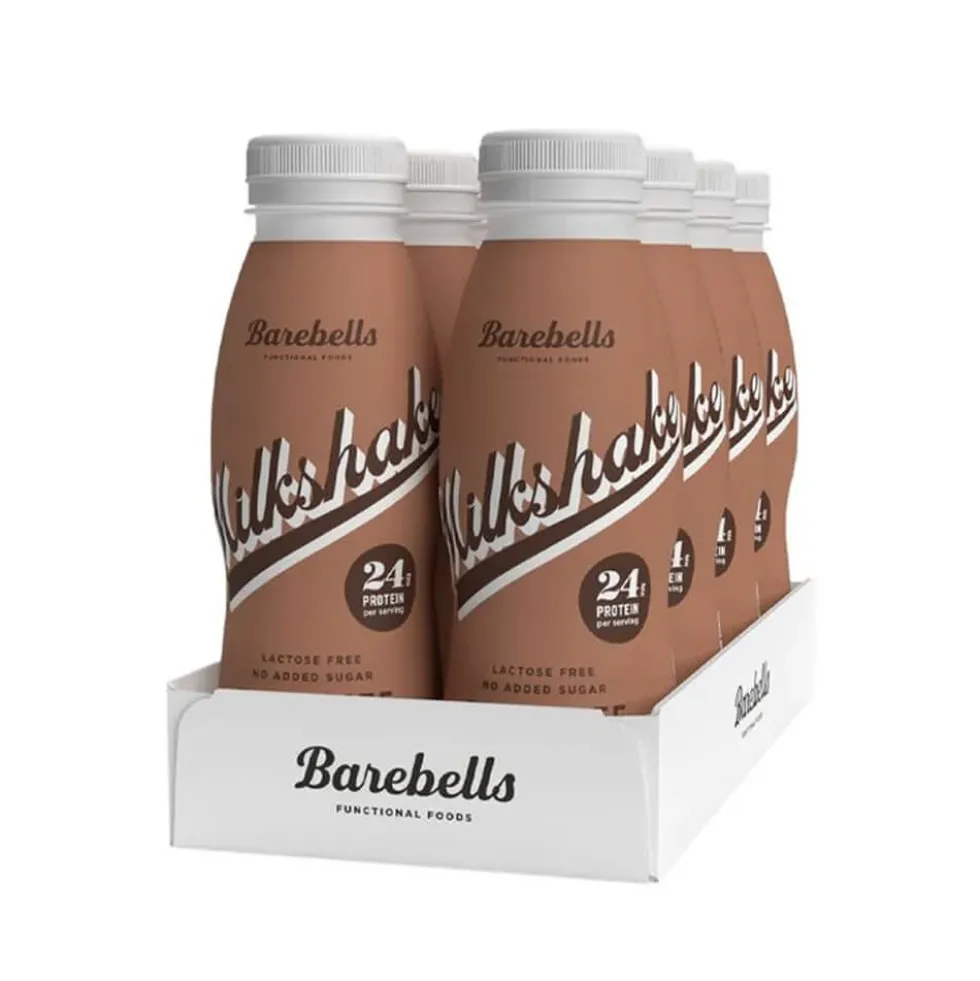 8 x Barebells Milkshake, 330 ml (Chocolate)