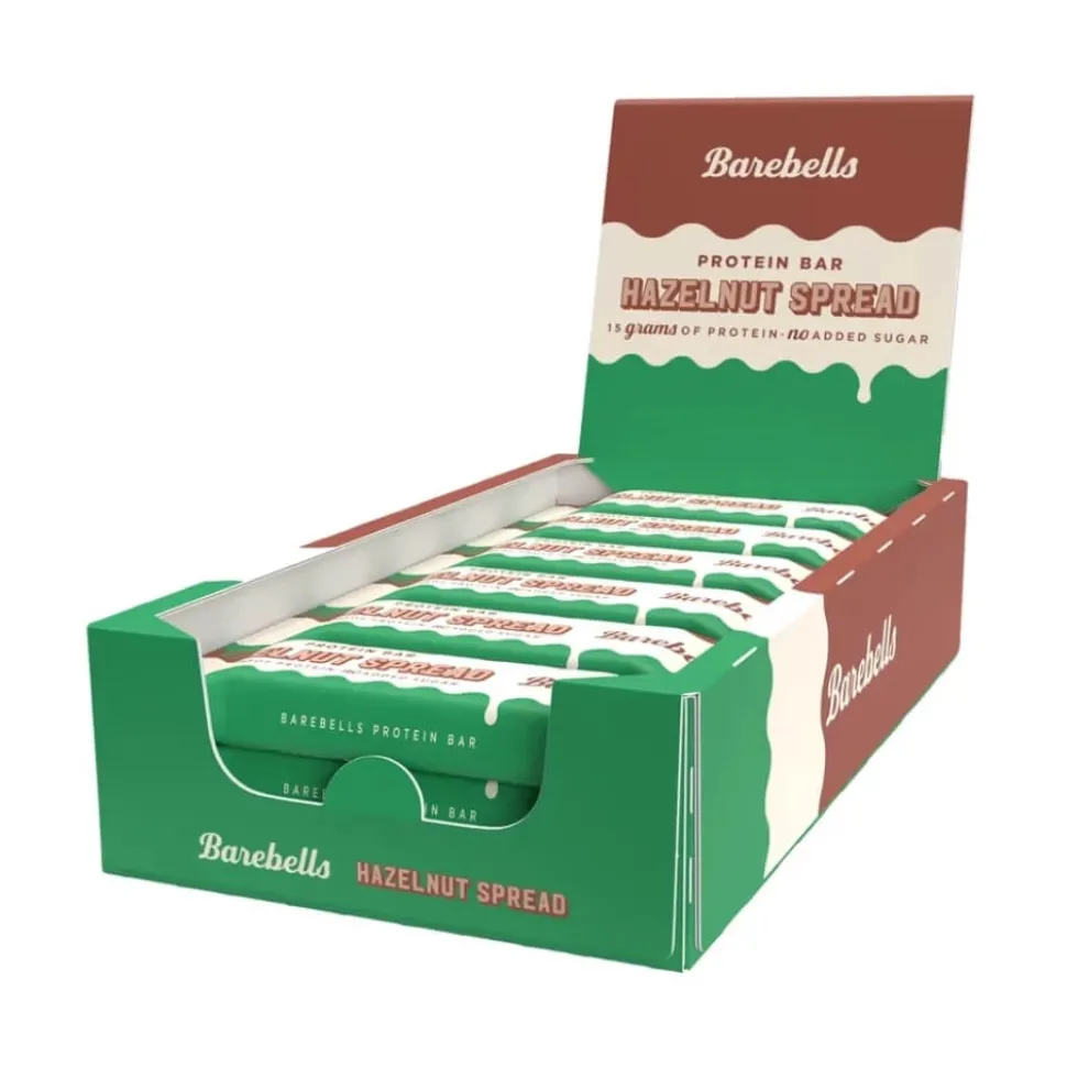 12 x Barebells Proteinbars, 45 g (Hazelnut Spread)