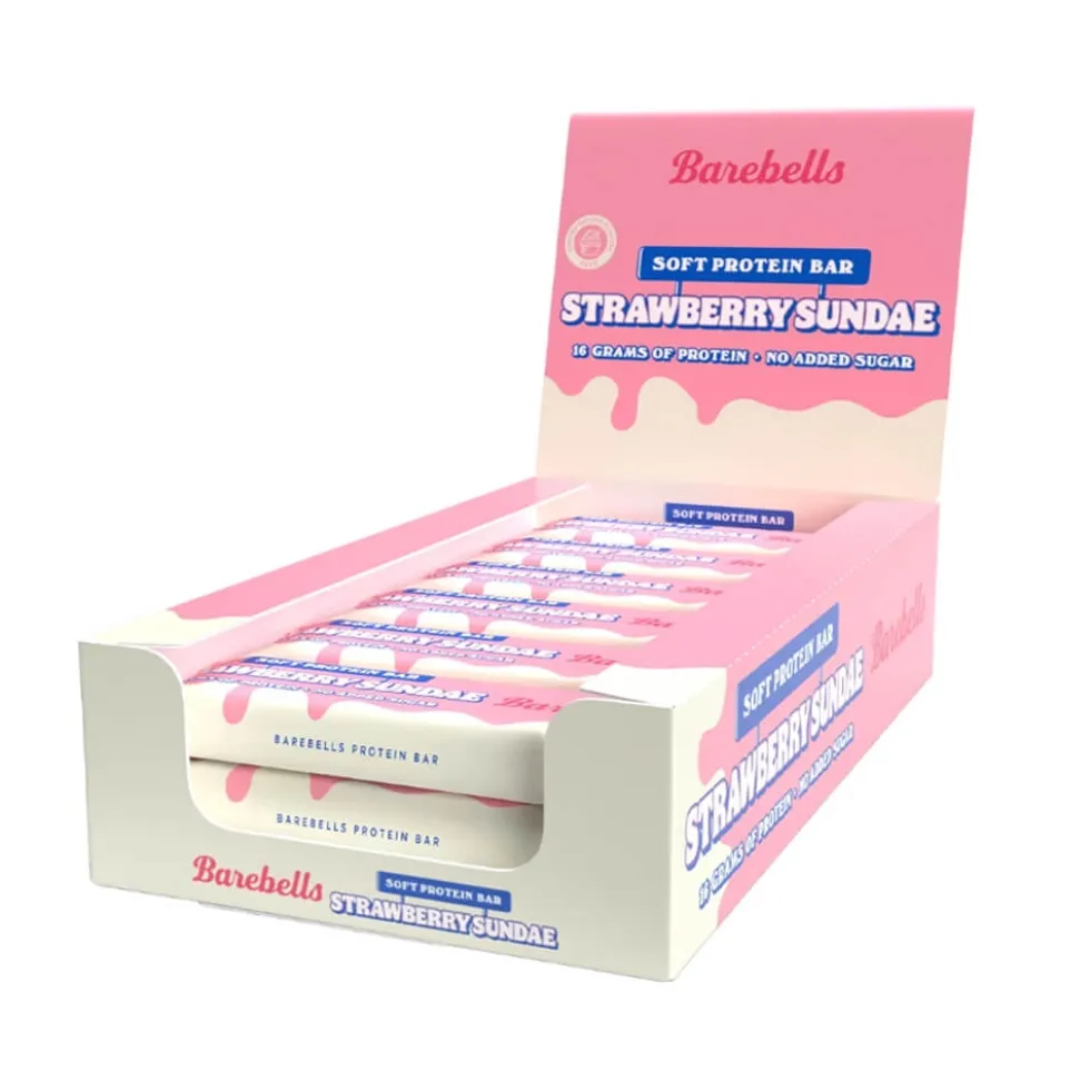 12 x Barebells Proteinbars, 55 g (Strawberry Sundae)