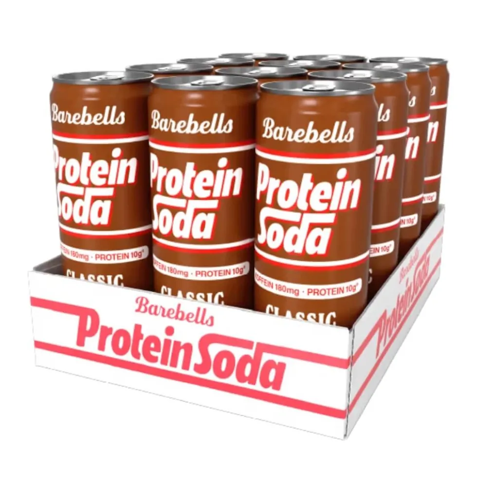 12 x Barebells Protein Soda, 355 ml (Classic Cola)