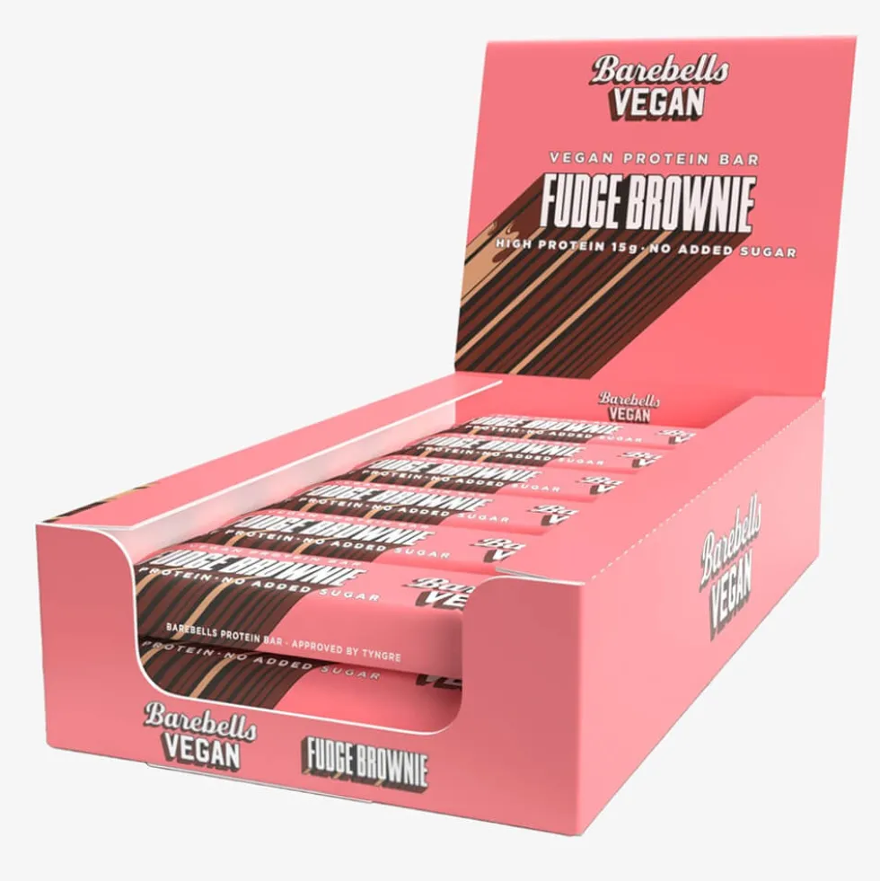12 x Barebells Vegan Protein Bar, 55 g (Fudge Brownie)