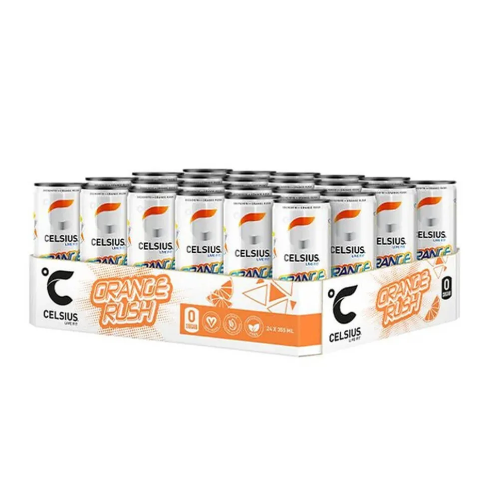24 x Celsius, 355 ml (Orange Rush)