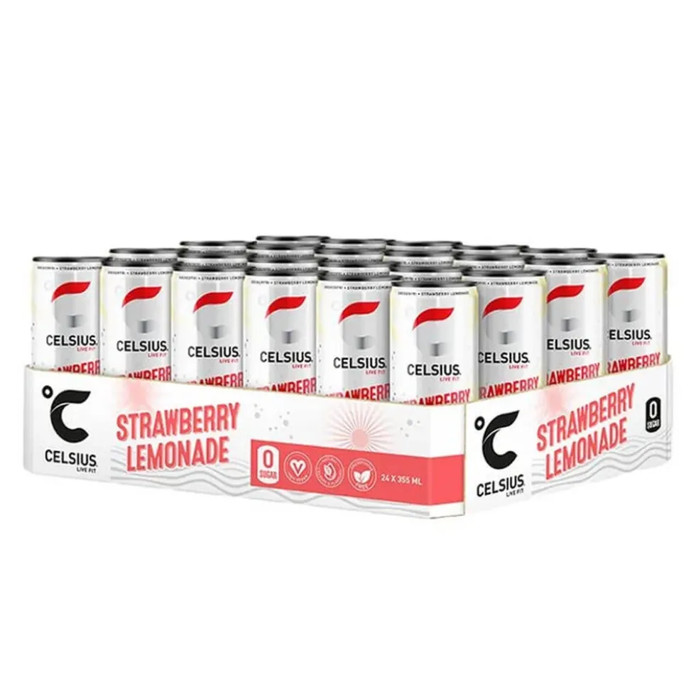 24 x Celsius, 355 ml (Strawberry Lemonade)