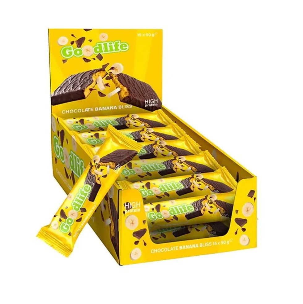 15 x Goodlife Proteinbar, 50 g (Chocolate Banana Bliss)