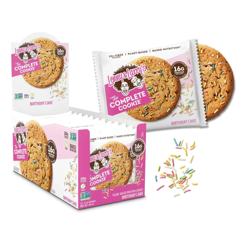 12 x Lenny & Larry´s The Complete Cookie, 113 g (Birthday Cake)
