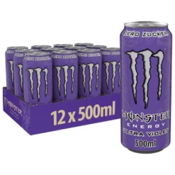 12 x Monster Energy, 500 ml (Ultra Violet)