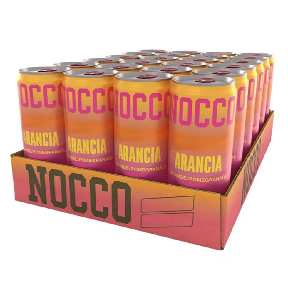 24 x NOCCO BCAA, 330 ml (Arancia)