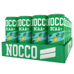 24 x NOCCO BCAA+, 330 ml (Caribbean - Koffeinfri)