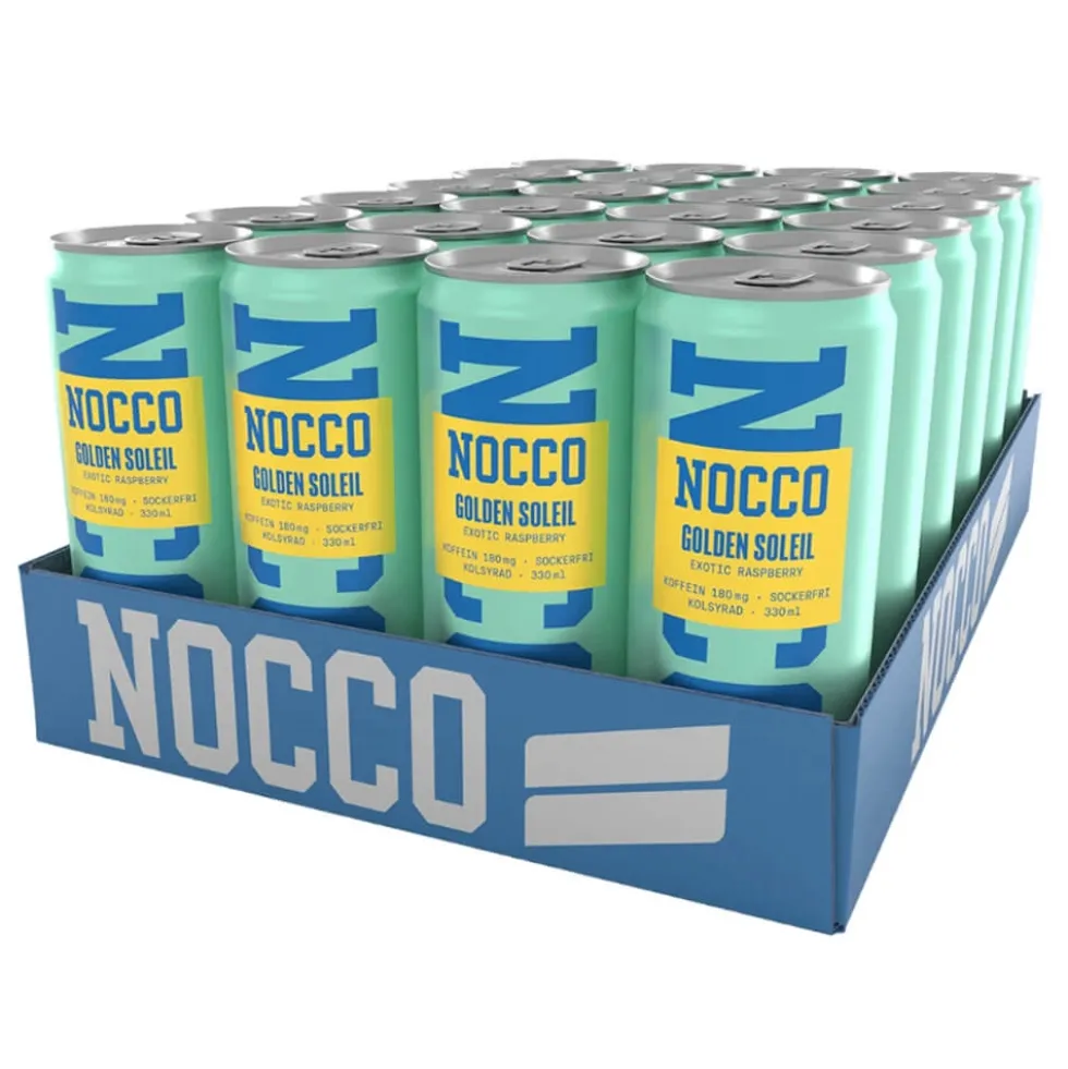 24 x NOCCO BCAA, 330 ml (Golden Soleil)