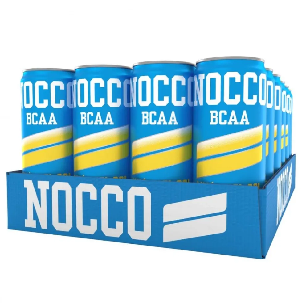 24 x NOCCO BCAA, 330 ml (Limón)