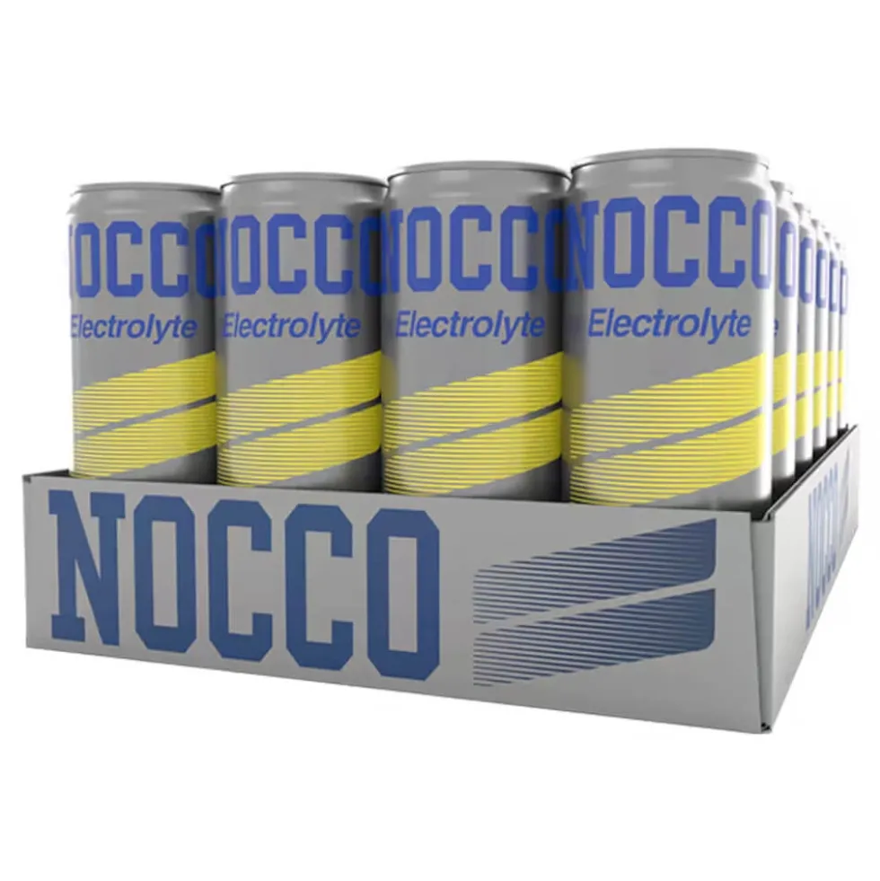 24 x NOCCO Electrolyte, 355 ml (Lemon/Lime)