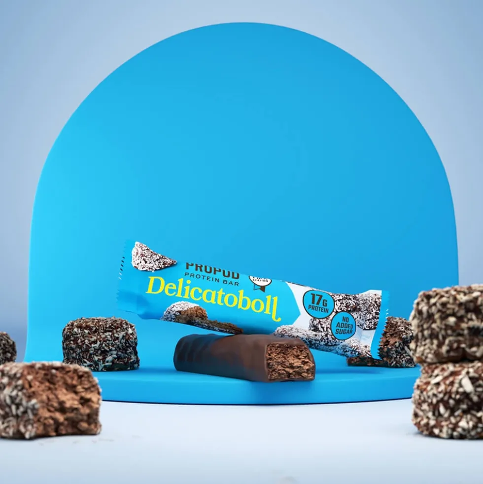 12 x ProPud Proteinbar, 55 g (Delicatoboll)