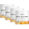 4 x SOLID Nutrition Beta-Alanine, 320 g