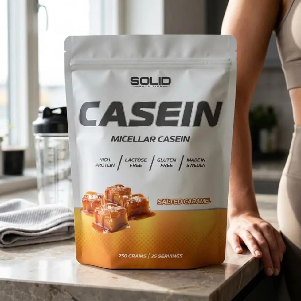 8 x SOLID Nutrition Casein, 750 g