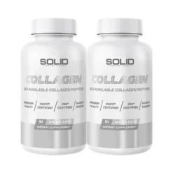 2 x SOLID Nutrition Collagen, 90 mega caps