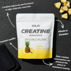 4 x SOLID Nutrition Creatine Monohydrate, 400 g