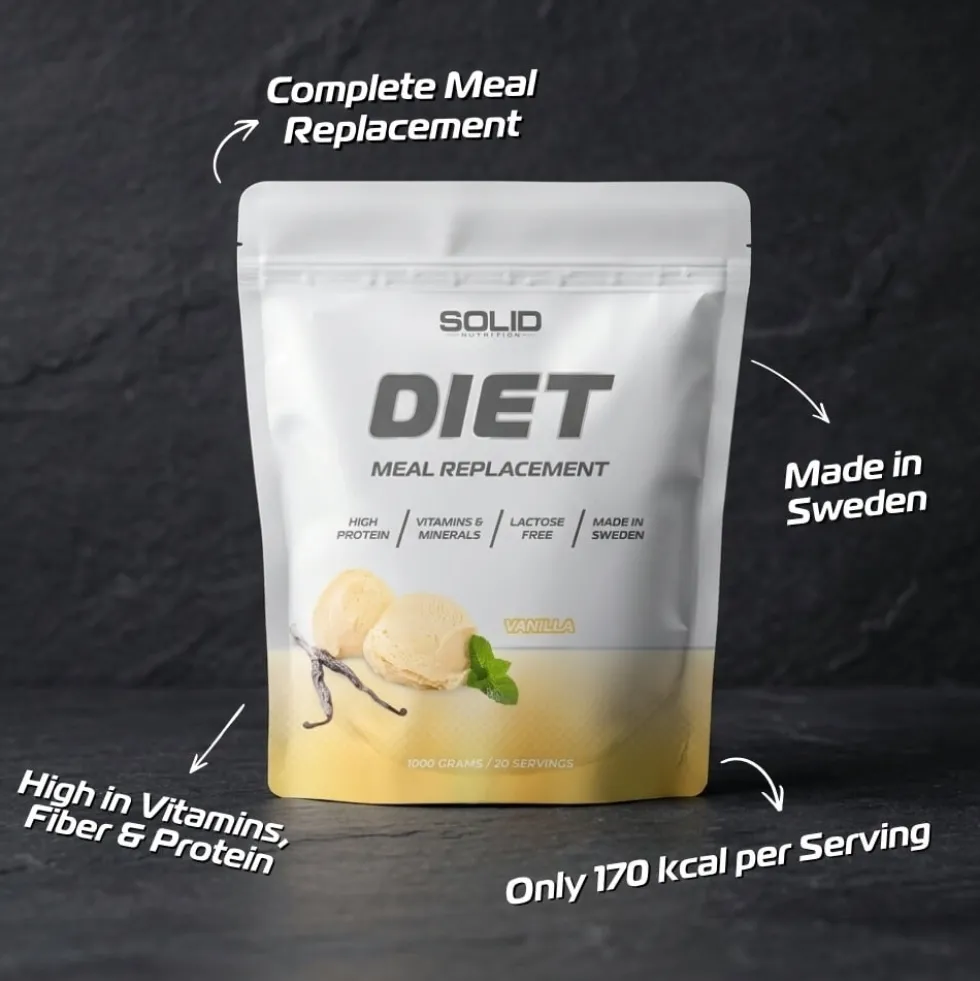 4 x SOLID Nutrition Diet, 1000 g