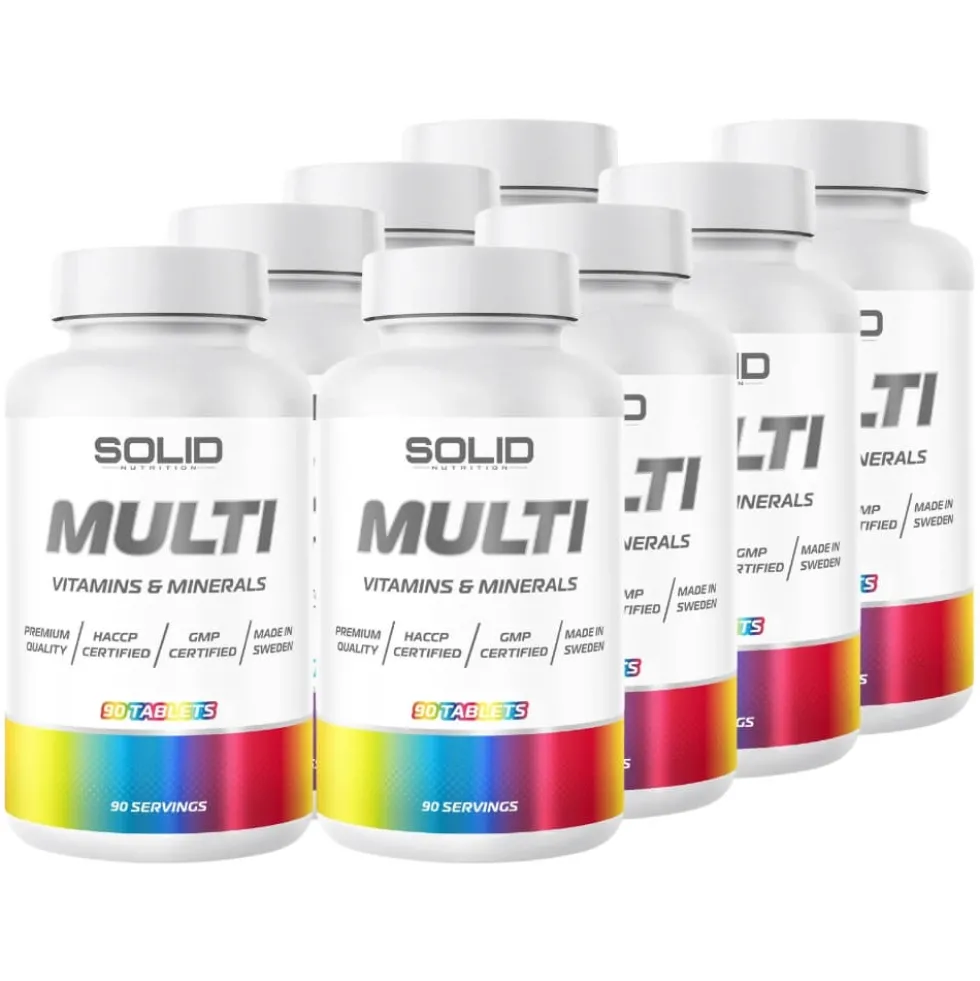 8 x SOLID Nutrition MULTI, 90 tabs