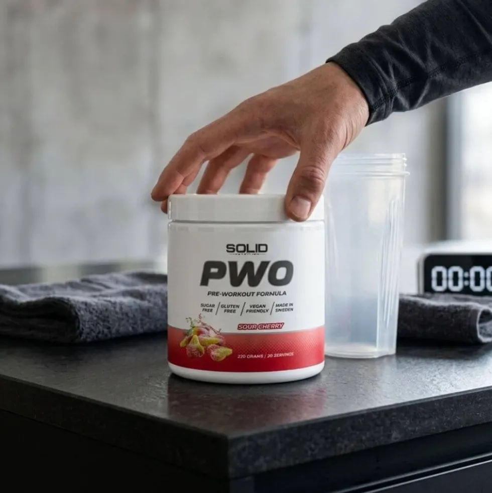 4 x SOLID Nutrition PWO, 230 g