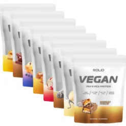 8 x SOLID Nutrition Vegan, 750 g
