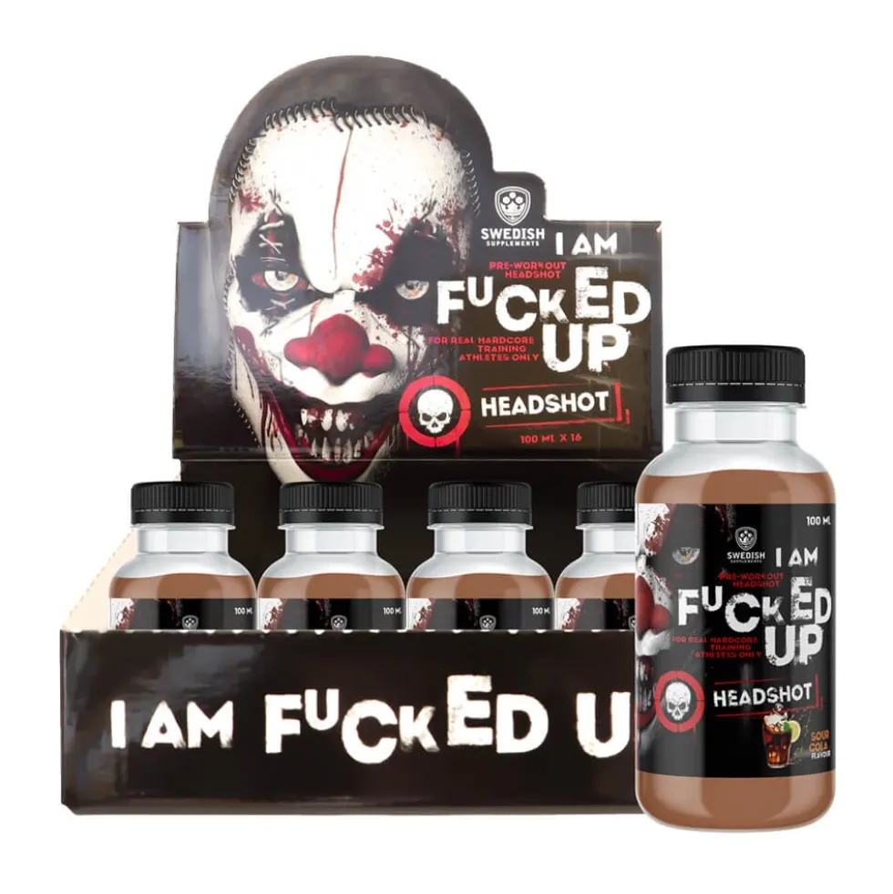 16 x Swedish Supplements Fucked Up Shot, 100 ml