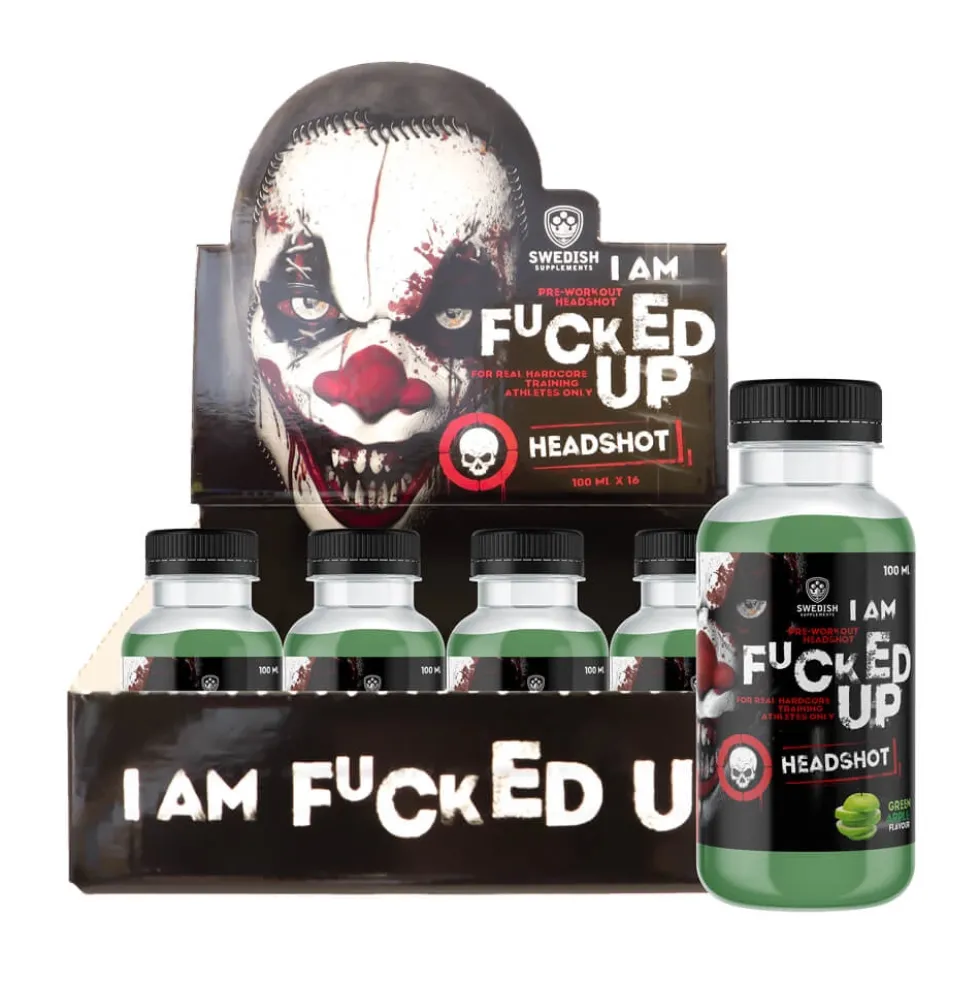 16 x Swedish Supplements Fucked Up Shot, 100 ml